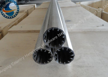 High Rigidity Wedge Wire Screen Pipe , 316L Stainless Steel Mesh Tube OD 35mm