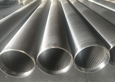 Heat Resistant Continuous Slot Screen , Solid Structure Wedge Wire Screen