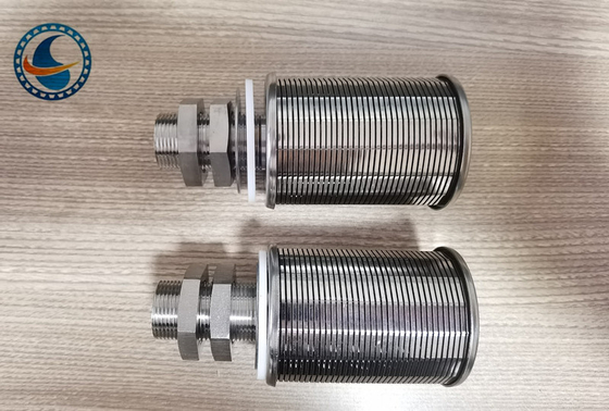 Wedge Wire Screen Filter 304 Stainless Steel Water Nozzle With M24 Threaded