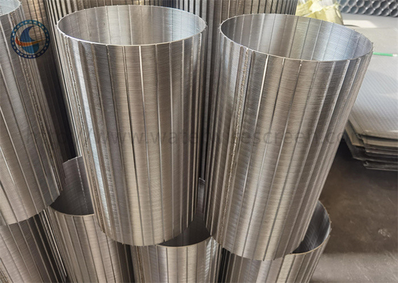 Đảo ngược màn hình lụa Vee Wire Wrapped Screen SGS ISO