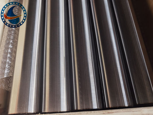 Thép không gỉ 304 hình trụ màn hình sợi lưỡi liềm đường kính 60mm cho công nghiệp