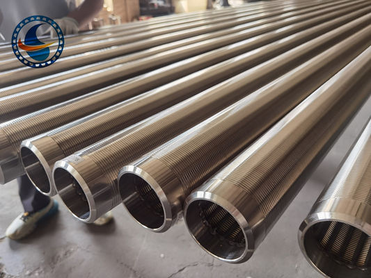 Ống lọc dầu AISI 316L có bọc lưới thép kiểm soát cát với khe 0.3mm