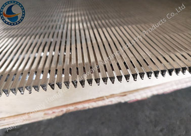 Tấm màn hình dây nêm tùy chỉnh / Tấm lưới thép không gỉ Không bị tắc