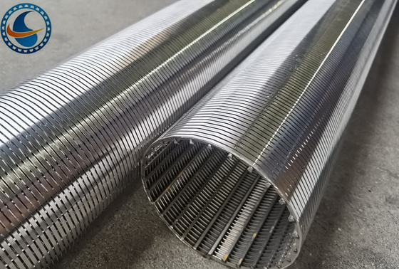 Màn hình lọc dây nêm 118mm Dia Ss Nến cho các nhà máy lọc dầu Lưu hóa