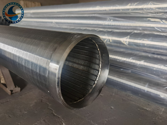 Dòng chảy tự do Vee Wire Downhole Slotted Tube Xây dựng tiêu chuẩn