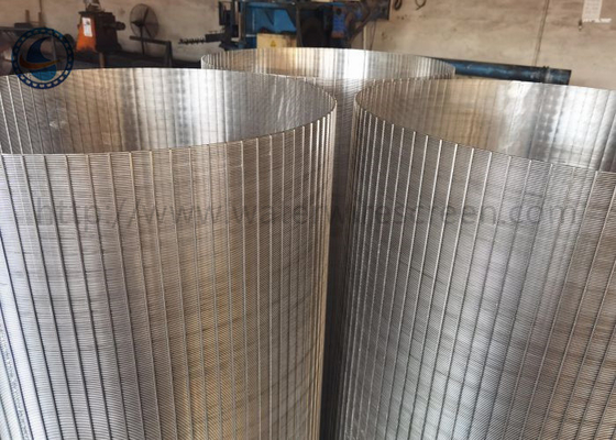 Slotted Tube Johnson Screen Bộ lọc màn hình dây nêm 304 để lọc