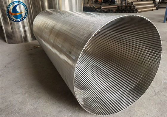 Ss 316l Màn hình dây nêm Đường kính giỏ 915mm Hồ sơ Vee