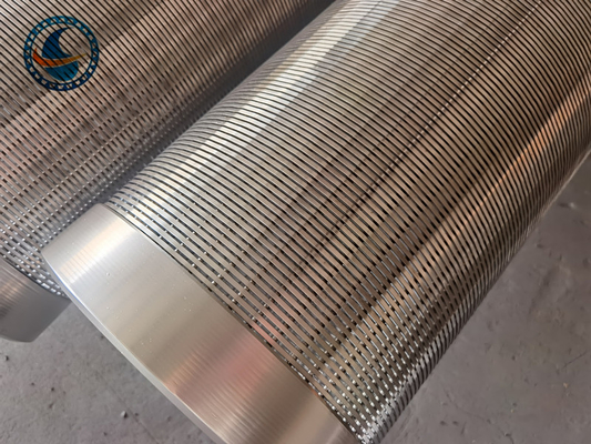 Ống thép không gỉ 304 Bộ lọc nước Johnson V Màn hình dây để xử lý nước