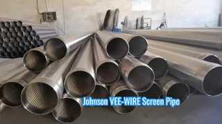 Ống màn hình Johnson VEE-WIRE bằng thép không gỉ 100 bar