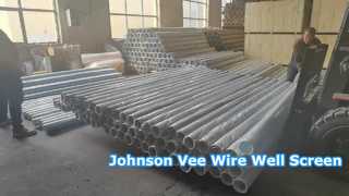 Màn hình giếng mạ kẽm carbon thấp Johnson Vee Wire