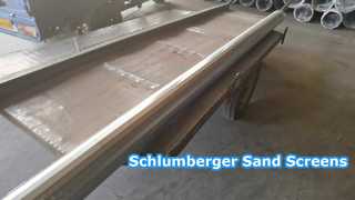 SS304 OD 4-1/2" Màn hình cát Schlumberger Màn hình dây quấn