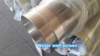 Màn hình giếng nước SS304 8-5/8" có ren BSPT Nam & Nữ